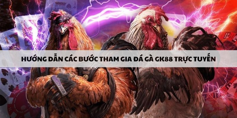 Hướng dẫn các bước tham gia đá gà GK88 trực tuyến